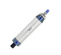 Mini cilindro MAL16X25 carrera ajustable 50 pequeño 75 redondo largo 100/150 neumático 200 1 Uds(MAL16X350)