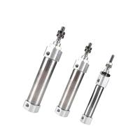 Mini cilindro neumático de doble efecto, varilla simple, orificio de 10 mm, carrera de 10 a 150 mm, tipo CDJ2B, 1 pieza, CDJ2B16 CDJ2B10(150 mm stroke, 10 mm Bore)