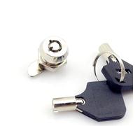 Mini Cinet-cerradura de leva Tubular for vitrina, caja de luz, máquina de asistencia, Hardware MX09 G1, 1 Uds.(NO.1)