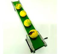 Mini cinta transportadora compacta con velocidad ajustable, función de avance y retroceso, opciones de longitud de 50 cm, 70 cm y 100 cm, ideal para procesamiento de alimentos y envasado de producto