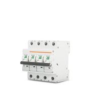 Mini Circuit Breaker AC MCB Short Overload Protector C Curve 35mm Din Rail Mount 30mA 1-4P 6-63A 220V 230V 50/60HZ,práctico
