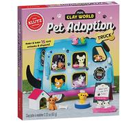 Mini Clay World Pet Adoption Truck: Make & Bake 15 Clay Animals & Display! (Klutz)