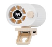 Mini Clip On Fan, Bladeless USB Rechargeable Adjustable Cooler, Portable Small Car Fans For Desk Table SUV RV Van Sedan Pickup Home Travel Office Bedroom Air Circulation Cooling Use