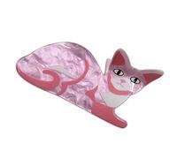 Mini Clips De Garra Para El Pelo - Diseño de Gato Antideslizante y Portátil - Pinza para Cabello con Motivo Animal | Para Viajes Trabajo Hogar Exterior Escuela Novia Esposa Amiga