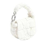 Mini Cloud - Riñonera tamaño compacto, 10 x 2 x 8 cm, mini bolso para exteriores, de muñeca para viajes, fácil de llevar, adecuado para viajes y desplazamientos, White, Refer to description