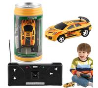 Mini coche de deriva RC con latas de obstáculos | Vehículo acrobático y carreras de alta velocidad para niños y adultos | Control remoto proporcional completo | Regalo creativo para Navidad