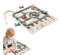 Mini Coche Juguetes para Niños - Juego de Mesa de Aprendizaje Canvas Track Dice | Juegos de Mesa para interacción Entre Padres e Hijos, niños en Edad Preescolar, jardín de Infantes | Juego de