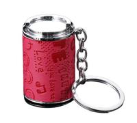 Mini Coin Purse Keychain - Metal Change Jar & Fidget Sensory Toy | Portable 2-in-1 Storage Holder For 21 Quarters | Pocket Backpack Bag Accessory For Women Men Travel Shopping School Office Commuting