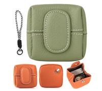 Mini Coin Purse, Top Grain Leather Small Women’s Wallet, Stylish and Compact Pouch for Coins, Keys, and Cards, Durable and Trendy Design for Everyday Use (#8)