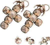 Mini colgante de esfera transformadora masónica, collar de bola masónica vintage, colgante de orbe plegable, diseño transformador de esfera a cruz, un símbolo portátil de legado fraterno, 5, Metal