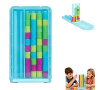 mini color stack challenge portable,portable brain teaser travel game,colour stack challenge game,matching puzzles games,Colour Stack Toy colour brain game,Fast-Paced Family Challenge Board Game(A)