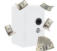 Mini con Cerradura | Bloquear fuerte para dinero en efectivo | de almacenamiento de dinero anticaída, regalos para el día del niño, cumpleaños, año nuevo