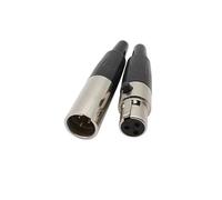 Mini conector de audio XLR hembra/macho de 3-6 pines for micrófono