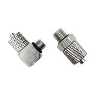 Mini conector de tubería neumática PC PL Tornillo a través de montaje rápido Junta de torsión rápida Rosca macho M3 M4 M5 M6 - Tubo OD 3 mm 4 mm 6 mm 1 pieza(PL4-M5)