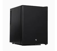Mini Congelador Vertical Compacto 30L, Eficiente y Silencioso (28dB) para Oficina, Residencia, Apartamento, Diseño de Mesa, Negro Elegante, Opciones de Puerta Múltiples - Puerta de Espuma o Cristal