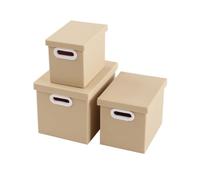 Mini contenedores de Almacenamiento para Casas de muñecas, Paquete de 3 Mini Cajas de plástico con Asas, Organizador en Miniatura para Accesorios de Casas de muñecas y escenas de Bricolaje.