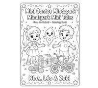 Mini Contos Mindspark: Mindspark Mini Tales: Literacia Financeira Infantil para Colorir / Financial Literacy Coloring Book for Kids
