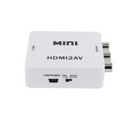 Mini convertidor de hdmi a av rca analogica de vídeo yatek yk-101