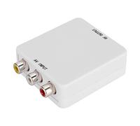Mini Convertidor de Señal AV a RF, Soporte 67,25 MHz 61,25 MHz Convertidor de Vídeo AV a RF para TV, VHS VCR, Grabadora de DVD