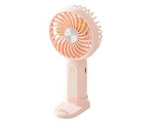 Mini Cooling Fan - Rechargeable Handheld Breeze Machine, Compact Portable Airflow Tool | Adjustable Speed Wind Settings, Office Bedroom Camping Exercise Use, Pocket Size Ventilation Accessory, Lightwe