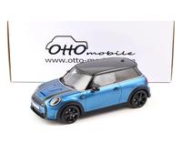 Mini Cooper S azul metalizado/negro 2021 OTOMOBILE 1/18 OT982