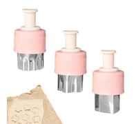 Mini cortador de repostería - Moldes para dar forma a verduras, lindos cupones de alimentos | Juego de diseño artesanal creativo culinario juguetón, colección innovadora de moldes para dar forma a rec