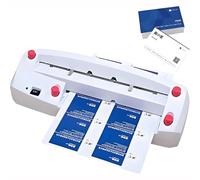 Mini cortador de tarjetas de visita ajustable para corte preciso, asas de papel de 120-300 g, márgenes personalizados de 1 a 18 mm, ideal para creación profesional de tarjetas
