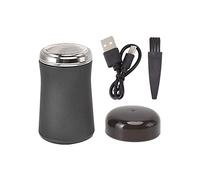 Mini Cortadora de Barba Eléctrica, Cortadora de Barba Lavable Portátil Kit de Aseo para Hombres Recortadora de Barba para Hombres Recortadora de Cabello con Carga USB para Hombre (Negro)