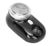 Mini Cortadora de Barba Portátil, Pantalla de Visualización 3W USB Recargable Eléctrica Cortadora de Barba IPX7 para Coche (pintar negro)