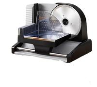 Mini cortadora de carne doméstica, máquina cortadora de carne for el hogar, con hoja de acero inoxidable de 190 mm, espesor ajustable de 1-15 mm, hoja desmontable, fácil de limpiar, for qu.