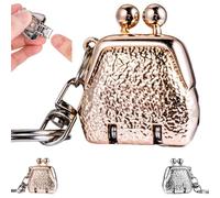 Mini cortaúñas plegable con forma de bolso, cortaúñas portátil de lujo para viajes, llavero plegable de bolsillo, para llevar a casa, práctico y elegante.