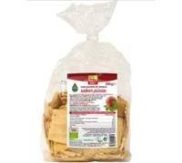 MINI CRACKERS DE ESPELTA sabor pizza, 250gr, Snack Crujiente Orgánico. Pack de 3