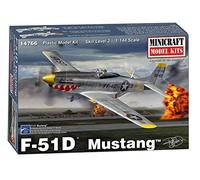Mini-Craft 014766 1/144 F-51D Mustang TM Corea, Multicolor