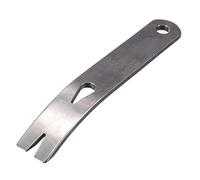 Mini Crank Crowbar, barra de bolsillo de acero inoxidable, herramienta de barra amplia de múltiples utilidades, palanca de apertura para la supervivencia de bushcraft