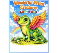 Mini Creatures Colouring Book for Kids Ages 4-8: 40 Cute and Easy Tiny Animals and Magical Little Friends with Bold Simple Designs for Fun Creative Colouring