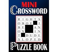 Mini Crossword Puzzle Book: Easy, Fun, and Brain-Boosting Mini Crossword Puzzles for All Ages