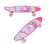 Mini Cruiser Skateboard 59×15 cm Patinetas de Trucos Monopatin Completo para Principiantes Niños (#3 Unicornio)