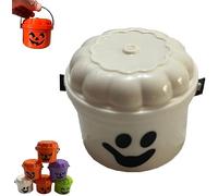 Mini Cubo De Nostalgia De Halloween,PequeñA Escultura De Calabaza Impresa,Figuras De Cubo De Boo Mini Espeluznantes,Decoraciones De Amigos De Boo De Calabaza,Regalos De Truco O Trato Para Halloween.,E