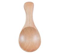 Mini cuchara de madera para cocina, cuchara de especias, cuchara de té, cucharas de condimentos, cocina de color madera natural, 8,5 x 3,5 cm