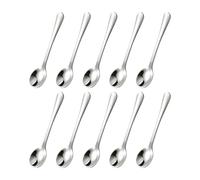 Mini Cucharas De 10 Piezas, Linda Cuchara De Especias De Acero Inoxidable, Cuchara Creativa De Metal, Mini Cuchara Multifunción, Cuchara De Sal Conveniente, Vajilla De Cocina