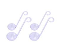 Mini cucharones de pl stico Chef Craft en 2 tama os, juego de 4, transparentes