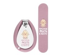 Mini Cure Cuidado Uñas Bebés Rosa Lote 2 Pz
