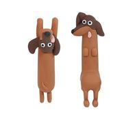 Mini Dachshund Figurine, Car Dashboard Decor Set, 1.22x1.22x2.75in Resin Dog Statue with Cute Design, Sturdy Dashboard Ornament, Animal Desk Decor with Soft Finish, Car Interior Decors for Daily Use