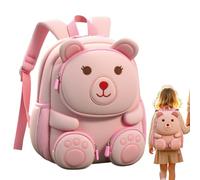 Mini Daycare Kids' Bear Backpack with Adjustable Mesh Shoulder Straps | Adjustable Mesh Shoulder Straps and Breathable Back Panel, Mini Daycare Backpack for Kindergarten, Travel and Outdoor