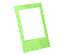 Mini de Escritorio Marco de Fotos de Soporte de Retroceso Ligero único Pantalla Azul Color Rosa Morado Verde Amarillo 1pcs Soporte de Imagen (Non-Standard Green)
