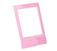 Mini de Escritorio Marco de Fotos de Soporte de Retroceso Ligero único Pantalla Azul Color Rosa Morado Verde Amarillo 1pcs Soporte de Imagen (Non-Standard Pink)