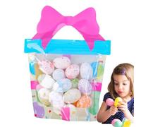 Mini decoración de Huevos de Pascua - Huevos moteados de Espuma en Tonos Pastel | Decorativos de Primavera para Mesa de Boda, exposición Festiva, Cesta de Vacaciones, Pieza Central del jardín