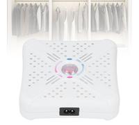 Mini deshumidificador blanco reutilizable, 120 g de absorción de humedad, 14 x 14 x 4 cm