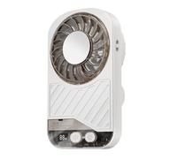 Mini Desk Fan - 5 Speed Portable Air Circulator, Rechargeable Pocket Cooler