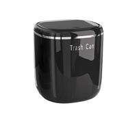 Mini Desk Trash Bin - 2.6L Small Waste Basket, Garbage Can for Bathroom, Kitchen, Bedroom, Offices, Dorm Room, Car, Indoor | Space Efficient, Durable Construction, Easy Handling, Compact Storage